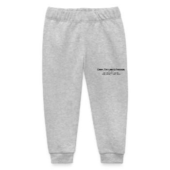Logo_gerade_transparent - Baby Organic Jogginghose Baby Tumbler von Stanley/Stella - Grau meliert - Vorne
