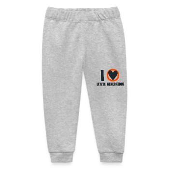 Letzte Generation - Design 6 - Baby Organic Jogginghose Baby Tumbler von Stanley/Stella - Grau meliert - Vorne