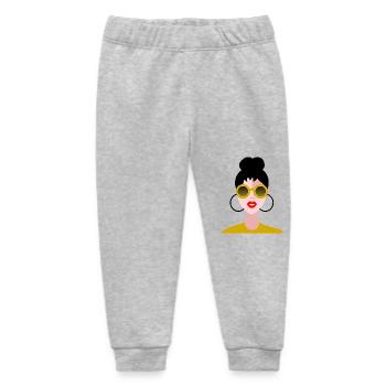 EHEFRAU. TOCHTER. JUGENDLICHER. FRAUENTAG - Baby Organic Jogginghose Baby Tumbler von Stanley/Stella - Grau meliert - Vorne