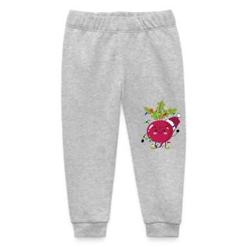 Rote Bete zur Feier! - Baby Organic Jogginghose Baby Tumbler von Stanley/Stella - Grau meliert - Vorne