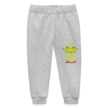 Gardeners Always Know The Ground Rules - Baby Organic Sweatpants by Stanley/Stella - heather grey - Front