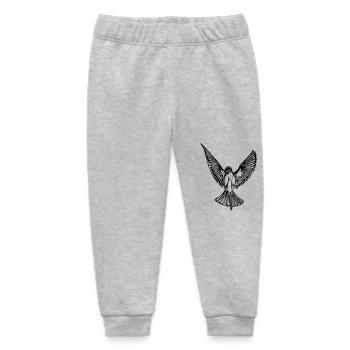 bird - Baby Organic Sweatpants by Stanley/Stella - heather grey - Front