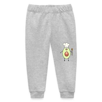 Avocado Koch Kochmütze Gourmet Vegetarisch - Baby Organic Jogginghose Baby Tumbler von Stanley/Stella - Grau meliert - Vorne