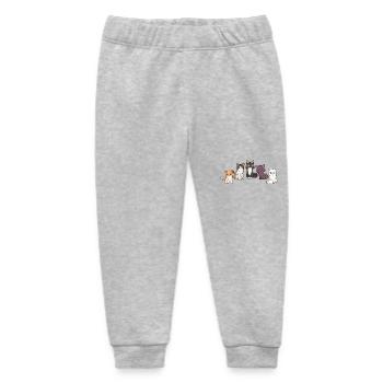 Fünf süße Kätzchen - Kawaii Katzen - Baby Organic Jogginghose Baby Tumbler von Stanley/Stella - Grau meliert - Vorne