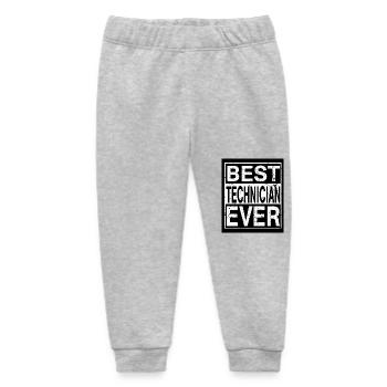 Techniker Bester Techniker - Baby Organic Jogginghose Baby Tumbler von Stanley/Stella - Grau meliert - Vorne