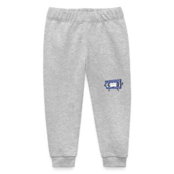 Never forget - Retro Kawaii VHS Kassette - Baby Organic Jogginghose Baby Tumbler von Stanley/Stella - Grau meliert - Vorne
