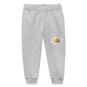 Margeriten Margerite weiße Blume Gänseblume - Baby Organic Jogginghose Baby Tumbler von Stanley/Stella - Grau meliert - Vorne
