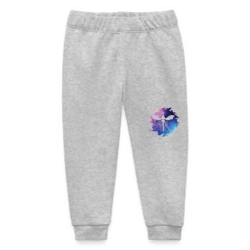 Drachen Fleck Tierkreiszeichen - Baby Organic Jogginghose Baby Tumbler von Stanley/Stella - Grau meliert - Vorne