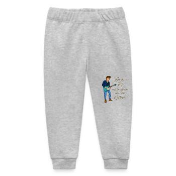 Ich bin 14 - Jungen Gitarrist - Baby Organic Jogginghose Baby Tumbler von Stanley/Stella - Grau meliert - Vorne