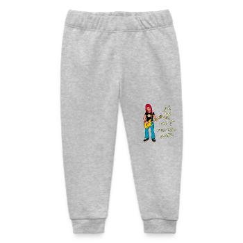 I’m 12 - Guitariste - Pantalon de jogging bébé bio Stanley/Stella - gris chiné - Devant