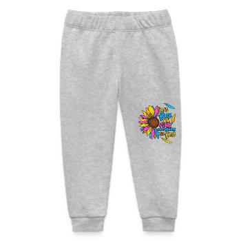 Es Geht Mir Gut Alles Ist Gut Sonnenblumen-dekor - Baby Organic Jogginghose Baby Tumbler von Stanley/Stella - Grau meliert - Vorne