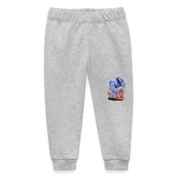 Slavic god Simargl - Baby Organic Sweatpants by Stanley/Stella - heather grey - Front