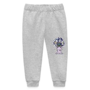 Alps Mountains Mountains Nature Flowers Nature Lovers - Baby Organic Sweatpants by Stanley/Stella - heather grey - Front