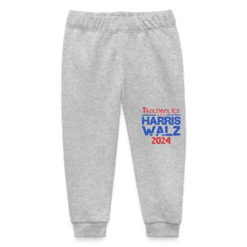 Lehrer für Harris Walz 2024 - Baby Organic Jogginghose Baby Tumbler von Stanley/Stella - Grau meliert - Vorne