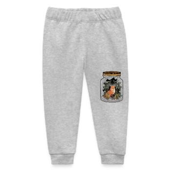 Fuchs Füchse Natur Naturliebhaber Kinder Kind - Baby Organic Jogginghose Baby Tumbler von Stanley/Stella - Grau meliert - Vorne