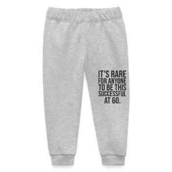 60 Year Performing 60th Anniversary Gift - Baby Organic Sweatpants by Stanley/Stella - heather grey - Front