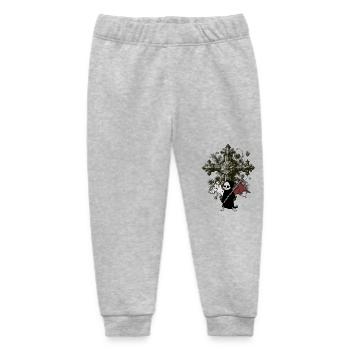Halloween Cross Crosses Grim Reaper Occult - Baby Organic Sweatpants by Stanley/Stella - heather grey - Front
