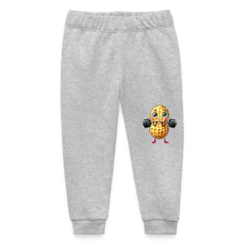 Erdnuss Kraftsport Gym Hanteln Hantel Training - Baby Organic Jogginghose Baby Tumbler von Stanley/Stella - Grau meliert - Vorne