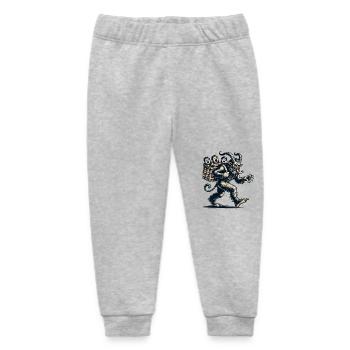 Unartige Kinder Krampus Weihnachtliche Folklore - Baby Organic Jogginghose Baby Tumbler von Stanley/Stella - Grau meliert - Vorne