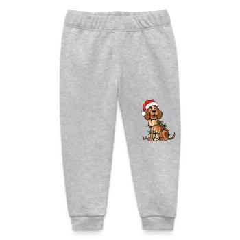 Treeing Walker Coonhound Christmas Lights Xmas - Baby Organic Jogginghose Baby Tumbler von Stanley/Stella - Grau meliert - Vorne