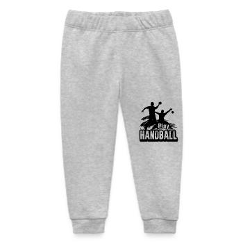 Play Handball - Baby Organic Sweatpants by Stanley/Stella - heather grey - Front