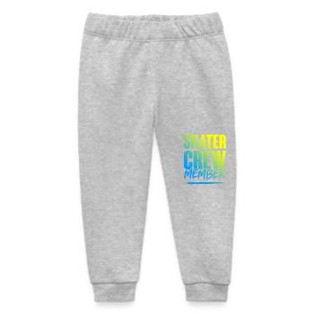 Skater Crew - Baby Organic Sweatpants by Stanley/Stella - heather grey - Front