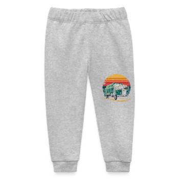 Retro Recycling Garbage Truck Sanitation Worker - Baby Organic Jogginghose Baby Tumbler von Stanley/Stella - Grau meliert - Vorne