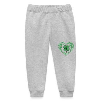 Shamrock Heart St. Patrick’s Day Irish Love Men - Baby Organic Jogginghose Baby Tumbler von Stanley/Stella - Grau meliert - Vorne