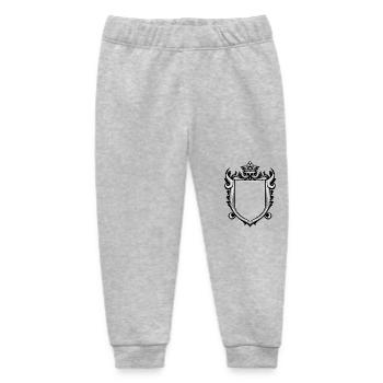 Wappen Leer - Baby Organic Jogginghose Baby Tumbler von Stanley/Stella - Grau meliert - Vorne