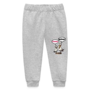 The Bäädden Seagulls - Seagull omg seriously - Baby Organic Sweatpants by Stanley/Stella - heather grey - Front