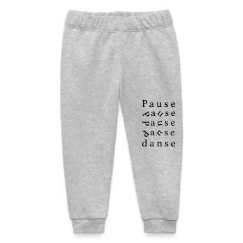 dance - Baby Organic Sweatpants by Stanley/Stella - heather grey - Front