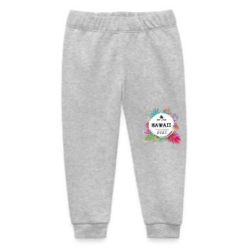 Hawaii 2025 Bunt - Baby Organic Jogginghose Baby Tumbler von Stanley/Stella - Grau meliert - Vorne
