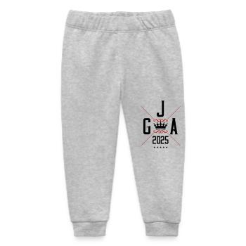 Jga 2025 Junggesellen Abschied Motto - Baby Organic Jogginghose Baby Tumbler von Stanley/Stella - Grau meliert - Vorne