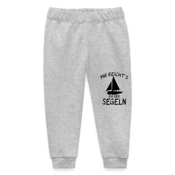 Mir reichts Ich geh segeln - Baby Organic Jogginghose Baby Tumbler von Stanley/Stella - Grau meliert - Vorne