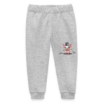 Lucky Charm Mountaineering Mountaineering Mountaineering - Baby Organic Sweatpants by Stanley/Stella - heather grey - Front