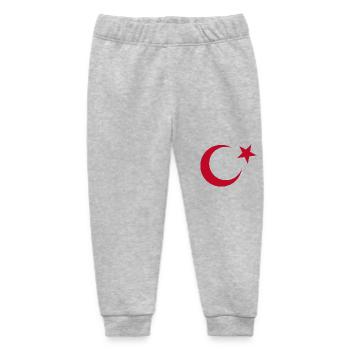 Turquie Turquie sur Outfits Show Your Roots - Pantalon de jogging bébé bio Stanley/Stella - gris chiné - Devant