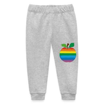 Apfel - Baby Organic Jogginghose Baby Tumbler von Stanley/Stella - Grau meliert - Vorne