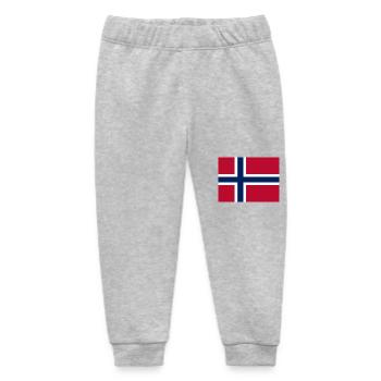 Norway - Baby Organic Sweatpants by Stanley/Stella - heather grey - Front