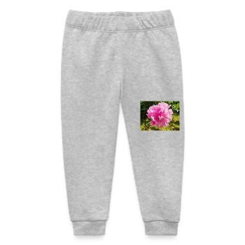 Chinesische Pfingstrose Chinesische Pfingsrose Paeonia - Baby Organic Jogginghose Baby Tumbler von Stanley/Stella - Grau meliert - Vorne