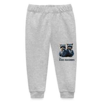 The Blues Raccoons 2 - Baby Organic Jogginghose Baby Tumbler von Stanley/Stella - Grau meliert - Vorne