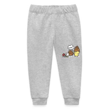 kawai Kackhaufen und Klorolle treffen Softeis - Baby Organic Jogginghose Baby Tumbler von Stanley/Stella - Grau meliert - Vorne