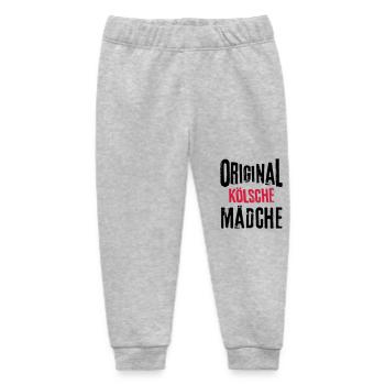 Kölnerin Kölsche Mädche Original Kölner Köln Frau - Baby Organic Jogginghose Baby Tumbler von Stanley/Stella - Grau meliert - Vorne