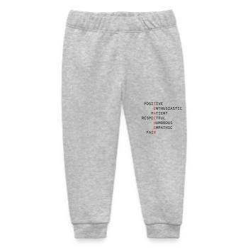 Lehrer - Baby Organic Jogginghose Baby Tumbler von Stanley/Stella - Grau meliert - Vorne