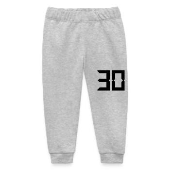 30 YEARS. 30. 30th ANNIVERSARY. 30 YEARS ANNIVERSARY - Baby Organic Sweatpants by Stanley/Stella - heather grey - Front