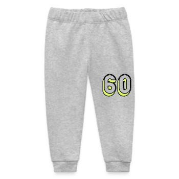 60. 60 YEARS. 60TH ANNIVERSARY. ANNIVERSARY 60 YEARS - Baby Organic Sweatpants by Stanley/Stella - heather grey - Front