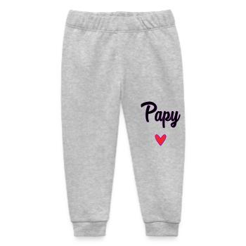 OPA. PAPA. VATERTAG. FROHER VATERTAG - Baby Organic Jogginghose Baby Tumbler von Stanley/Stella - Grau meliert - Vorne