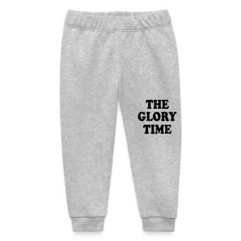 The glory time - Baby Organic Sweatpants by Stanley/Stella - heather grey - Front