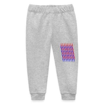 zigzag 2 - Baby Organic Sweatpants by Stanley/Stella - heather grey - Front