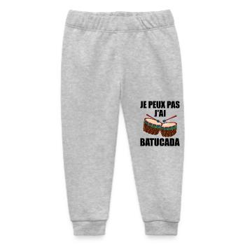 I Can't I Batucada - Humor Musik - Baby Organic Jogginghose Baby Tumbler von Stanley/Stella - Grau meliert - Vorne