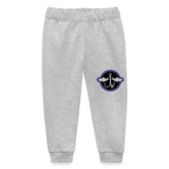 Fish Fishing Fishing Hooks - Baby Organic Sweatpants by Stanley/Stella - heather grey - Front